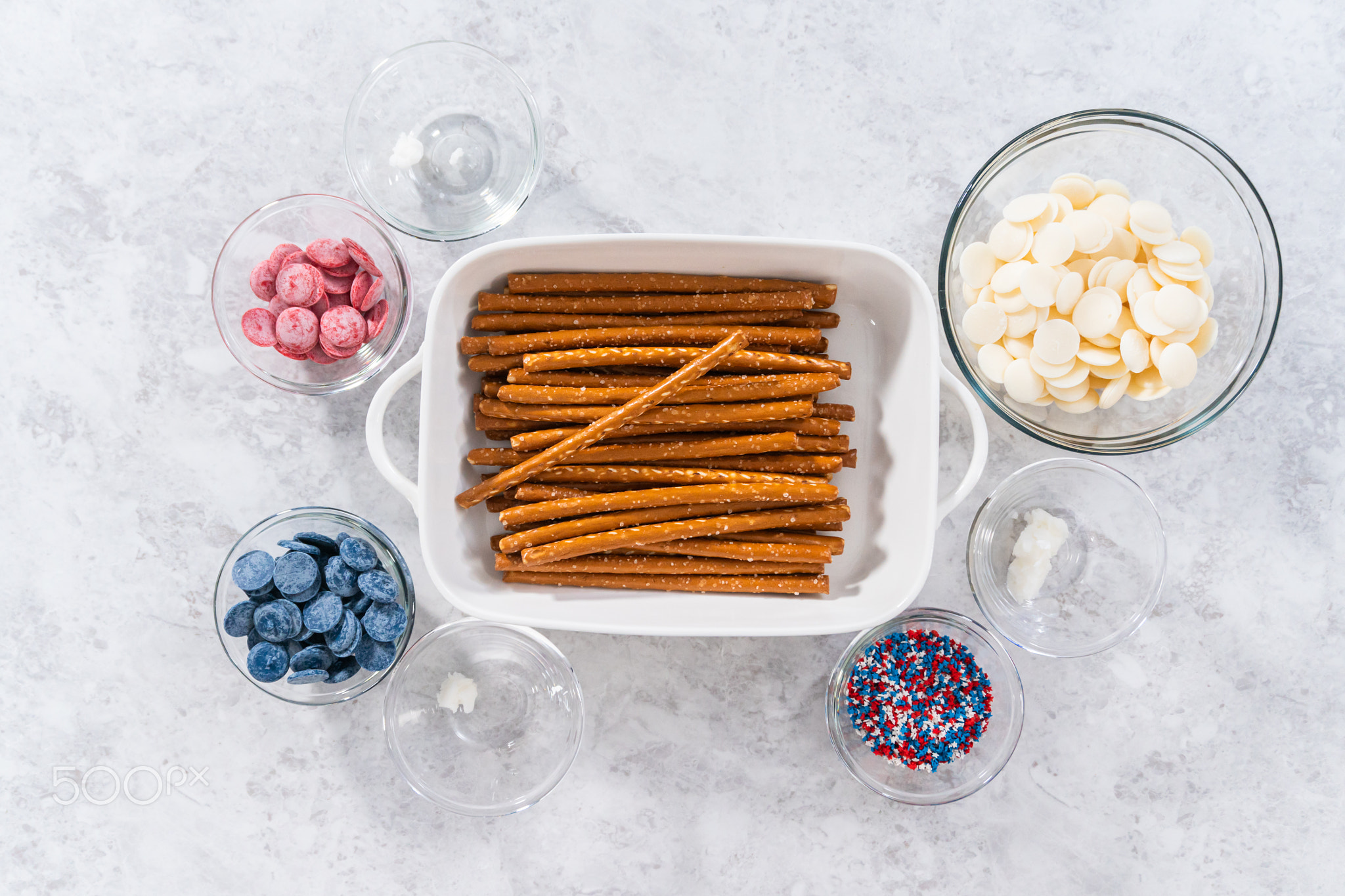 Chocolate-covered pretzel rods