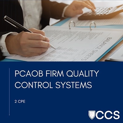 PCAOB Firm Quality Control Systems