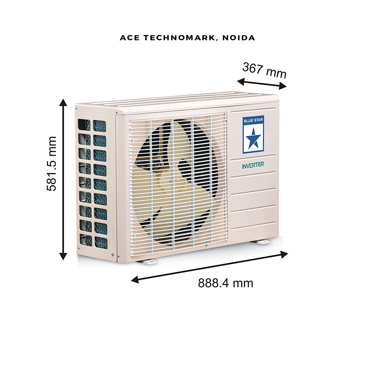 Blue Star AC OUTDOOR  | ACE TECHNOMARK | AC DEALER