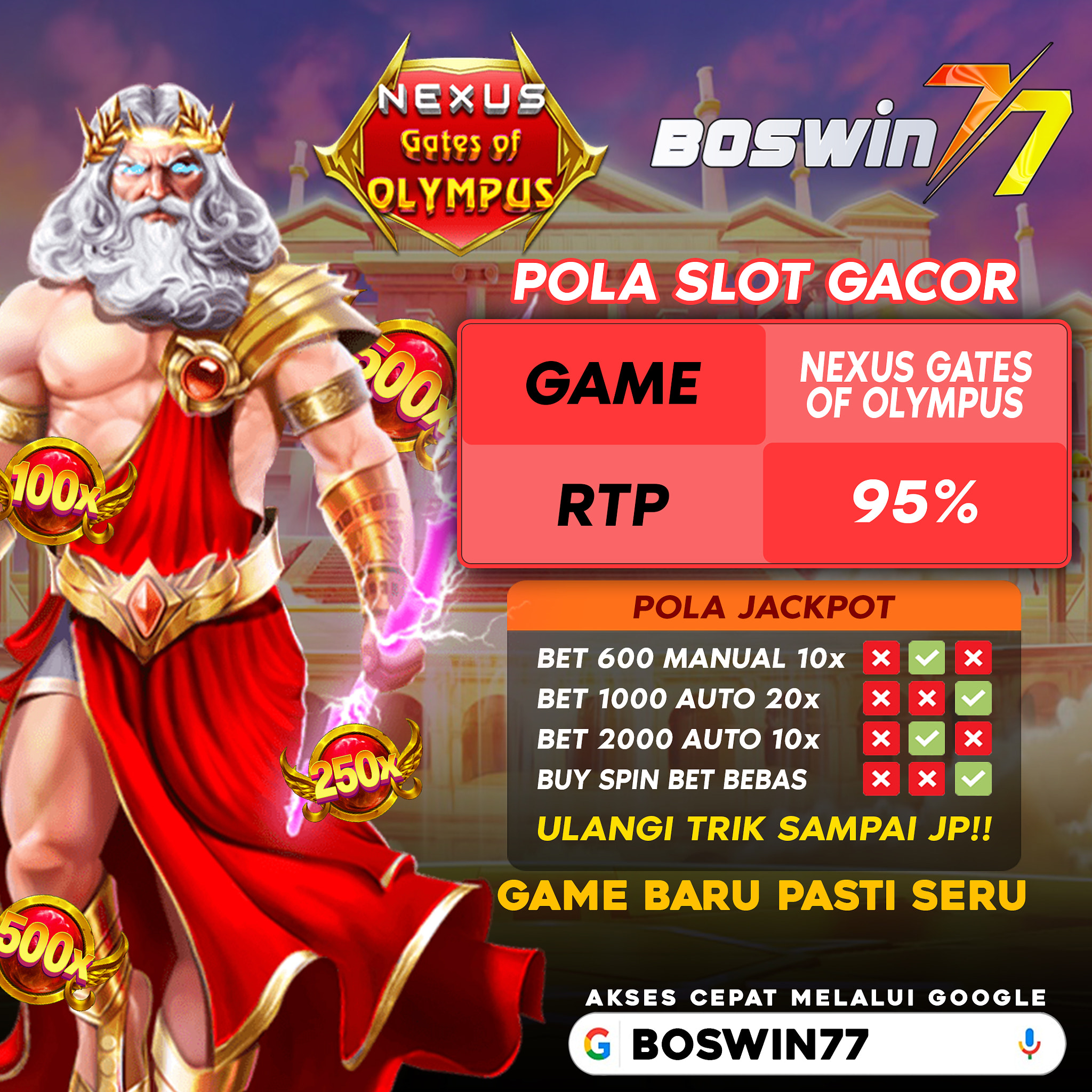 Boswin77 Situs Slot Online Terbaik dan Terlengkap 2023