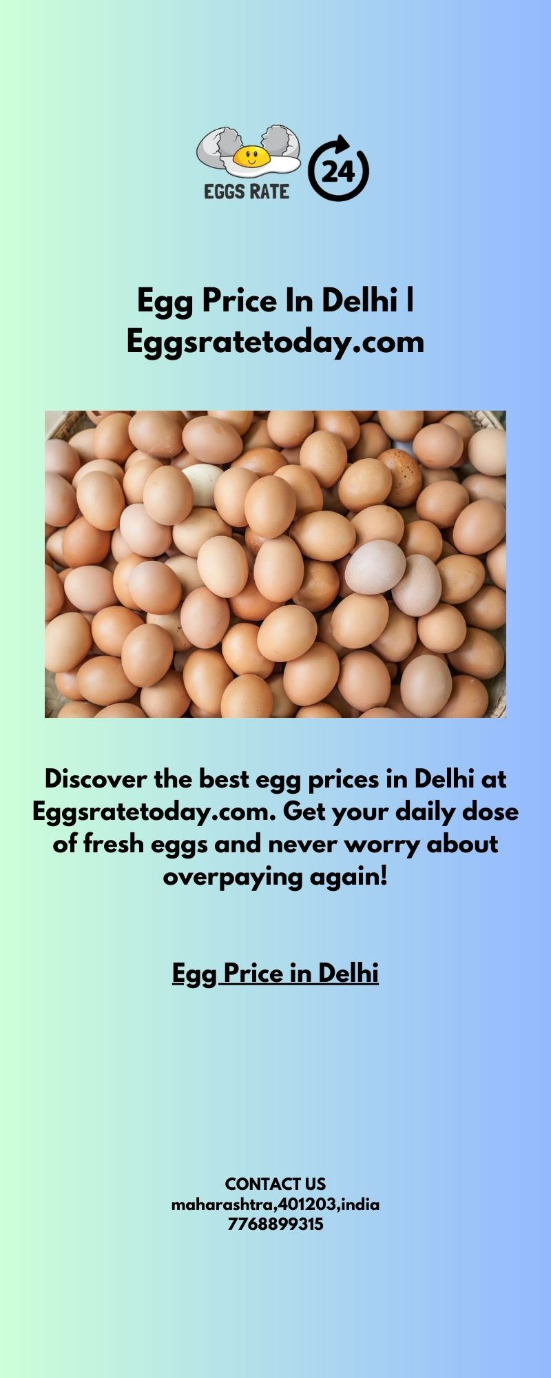Egg Price In Delhi | Eggsratetoday.com - 1