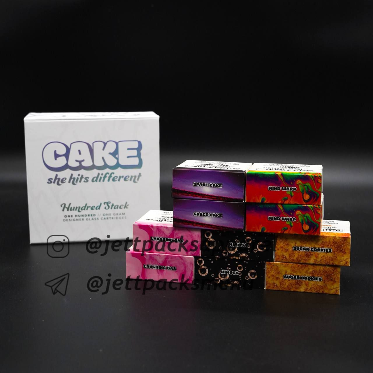 cake disposable carts