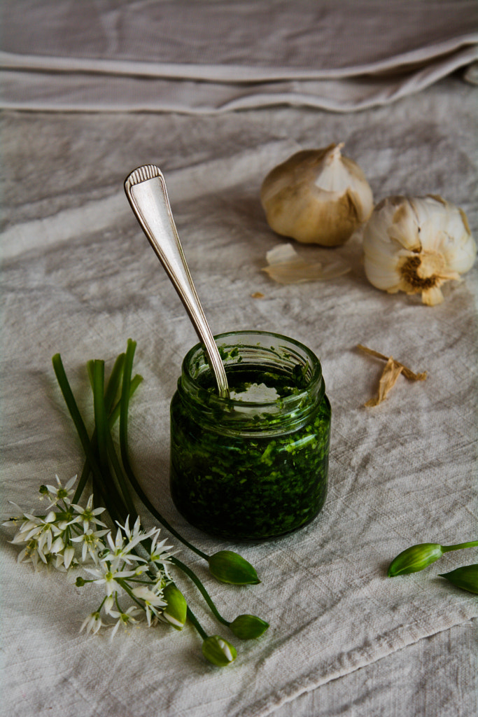 WILD GARLIC PESTO. by icz_photography on 500px.com