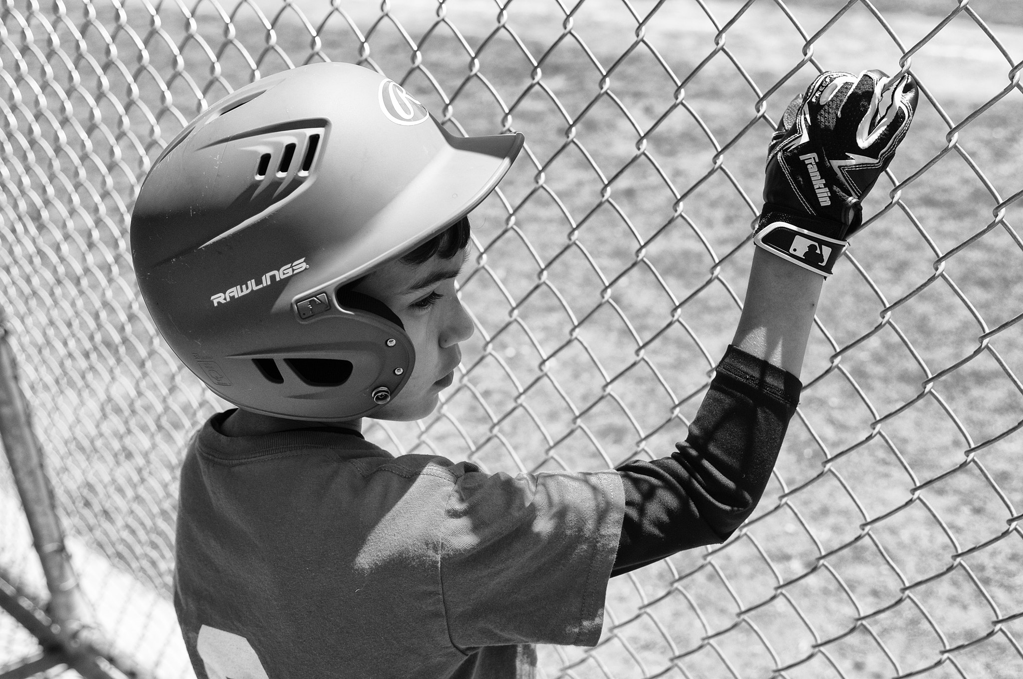 Contemplative Baseball Player