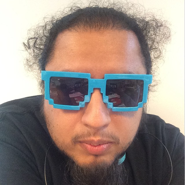 Pixel sunglasses from the upcoming film 