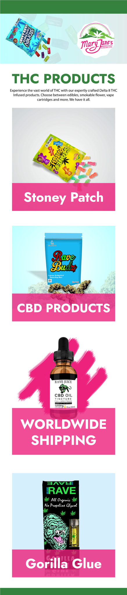 Delta 8 THC Flower, THC Edibles, THC Vapes Buy Online Now