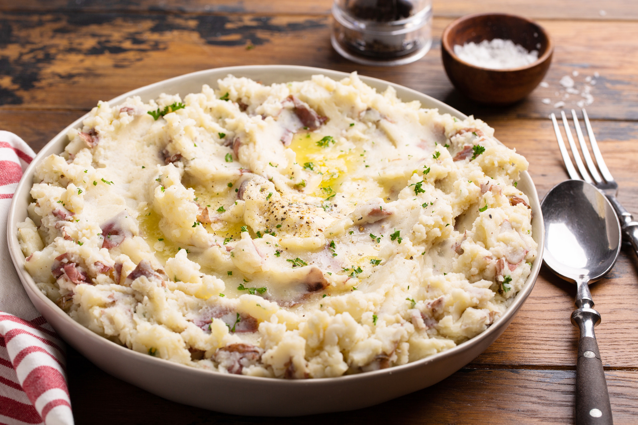 Traditional southern mashed potatoes