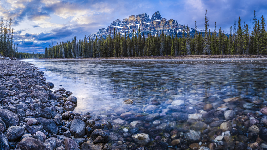 Castle Mountain Sunset by Dee Potter on 500px.com