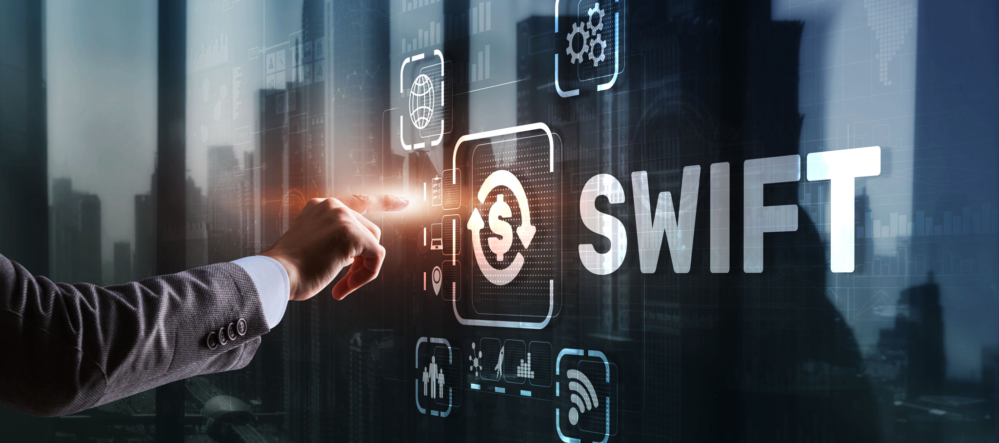 SWIFT. Society for Worldwide Interbank Financial Telecommunications. Financial Banking regulation co