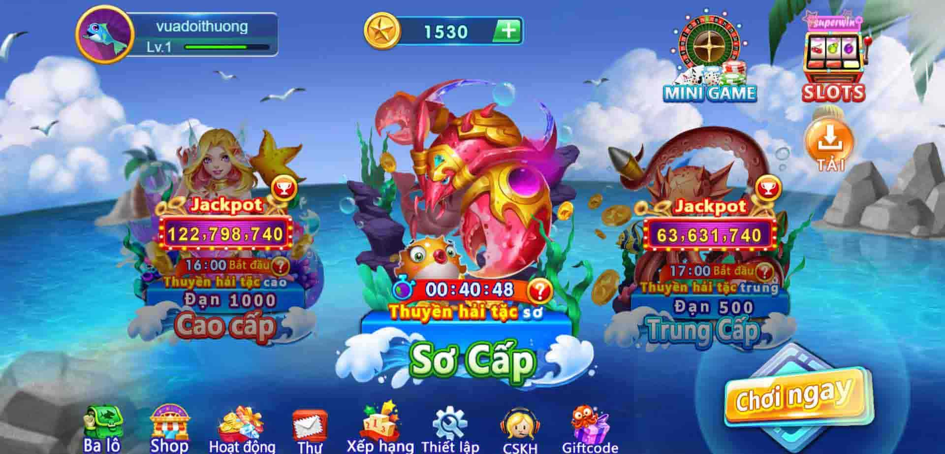 Tải game bắn cá đổi thưởng tiền mặt