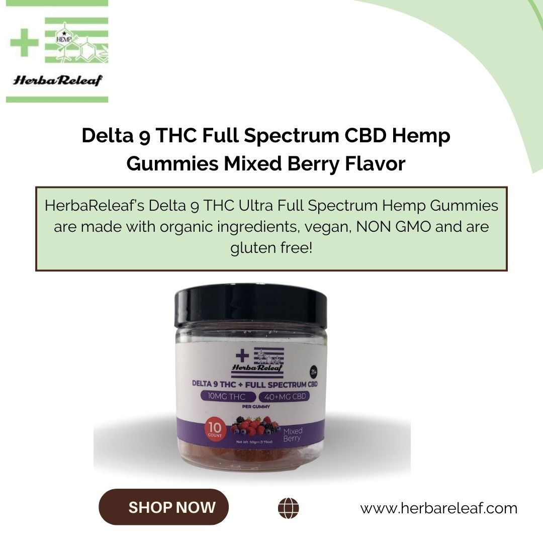 Buy Delta 9 THC Gummies at Herba Releaf