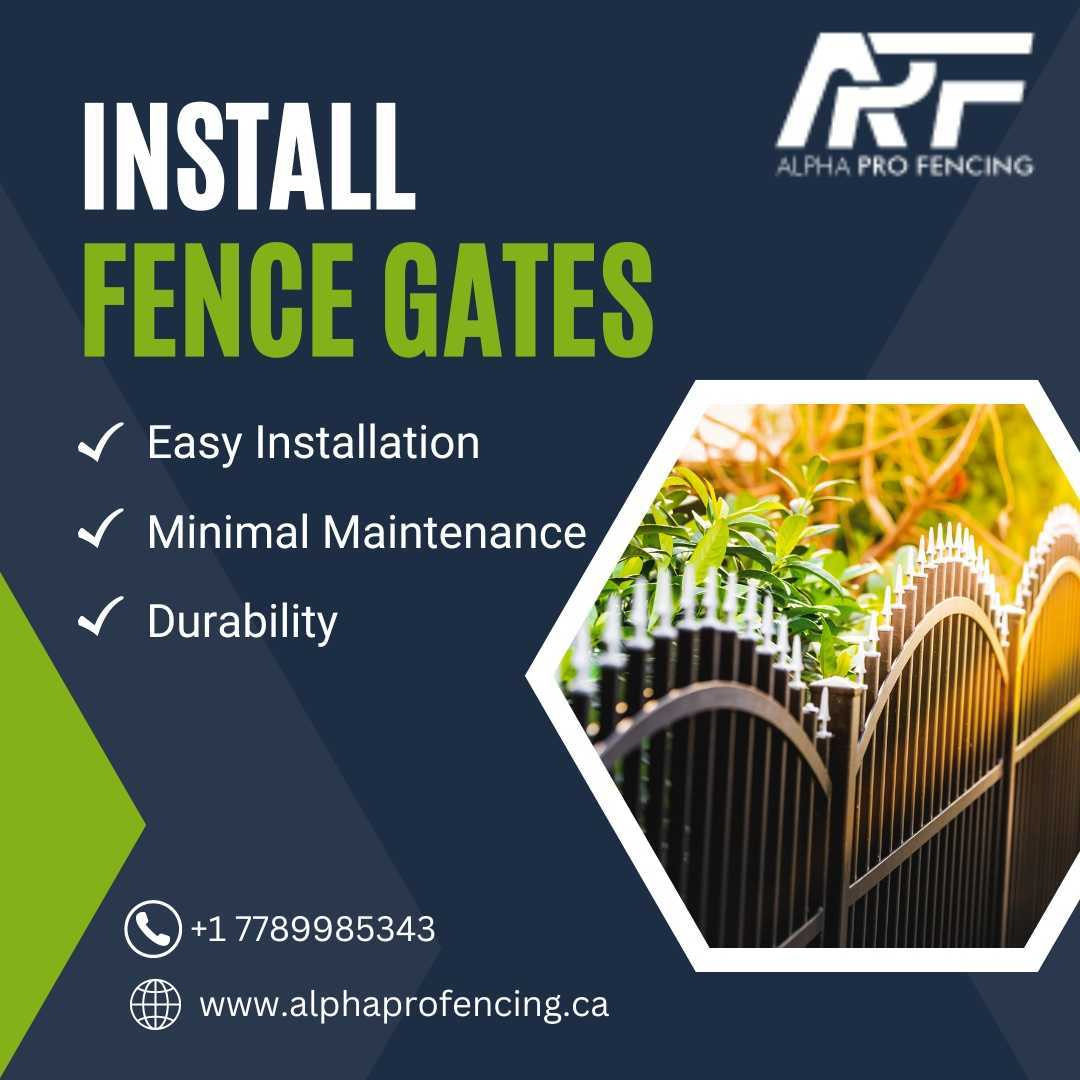 Black Metal Fencing