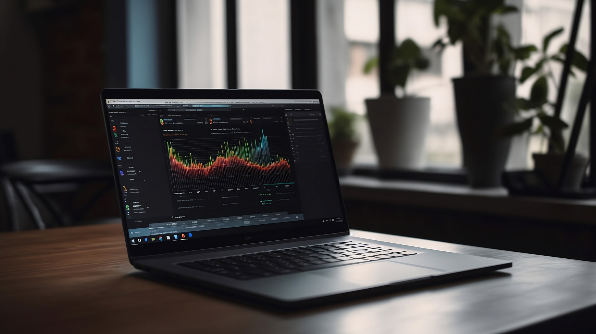 Stock, Cryptocurrency chart trader. Business growing with virtual increasing technical graph and up 