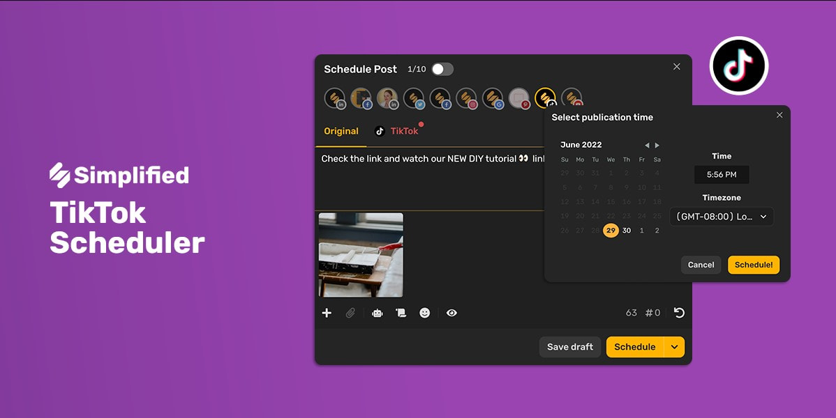 Maximize Reach and Save Time with a TikTok Scheduler - Try it Now
