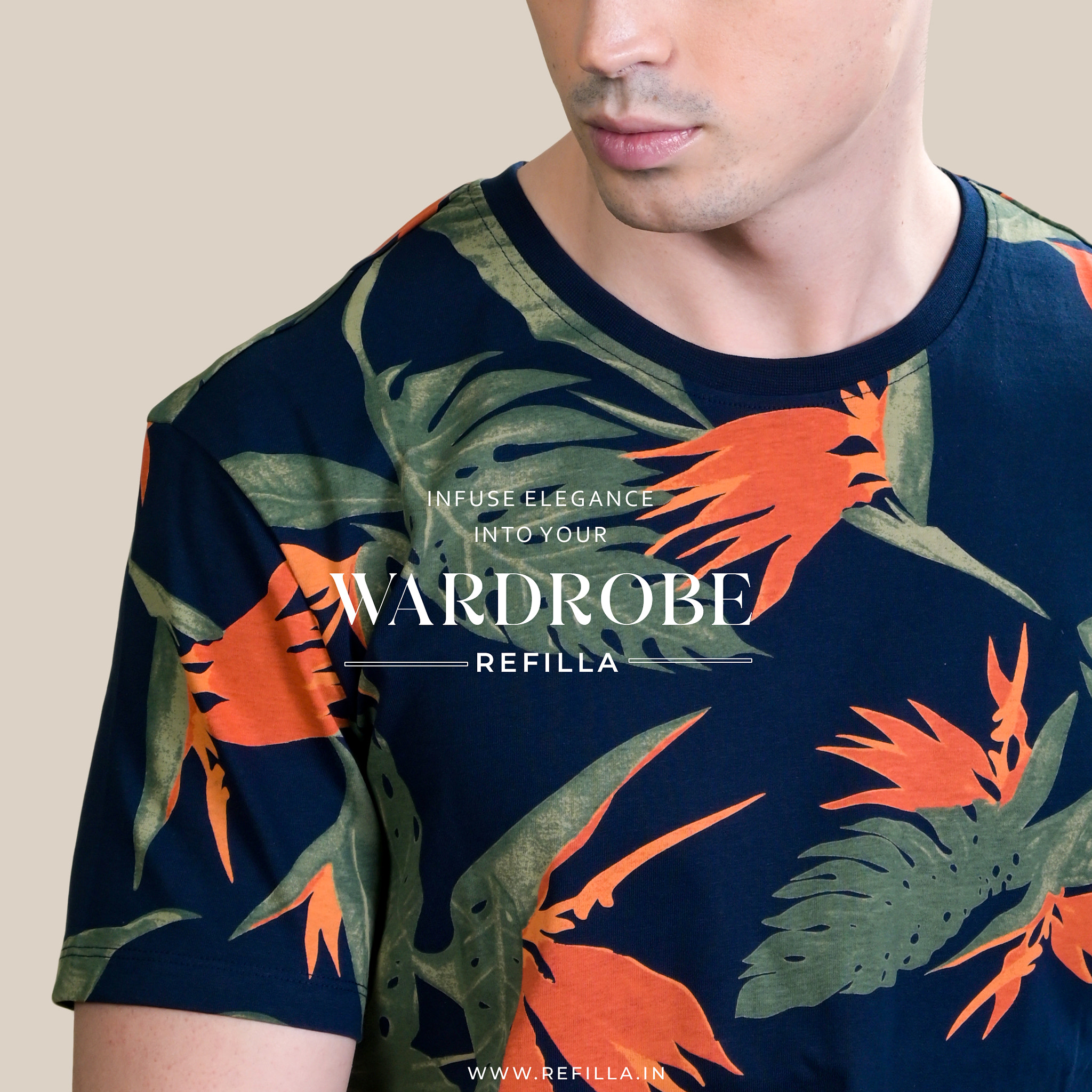 Refilla: Trendy All-Over Print T-Shirts for Men