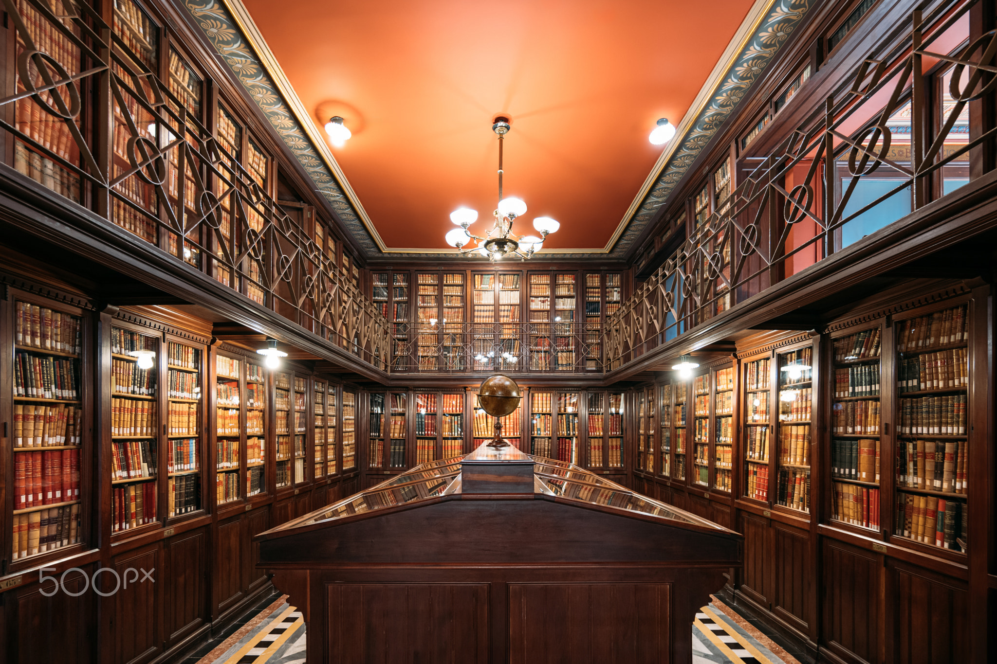 15 MAY 2021, BARCELONA, SPAIN: The historic library Arus. A timeless repository of intellectual