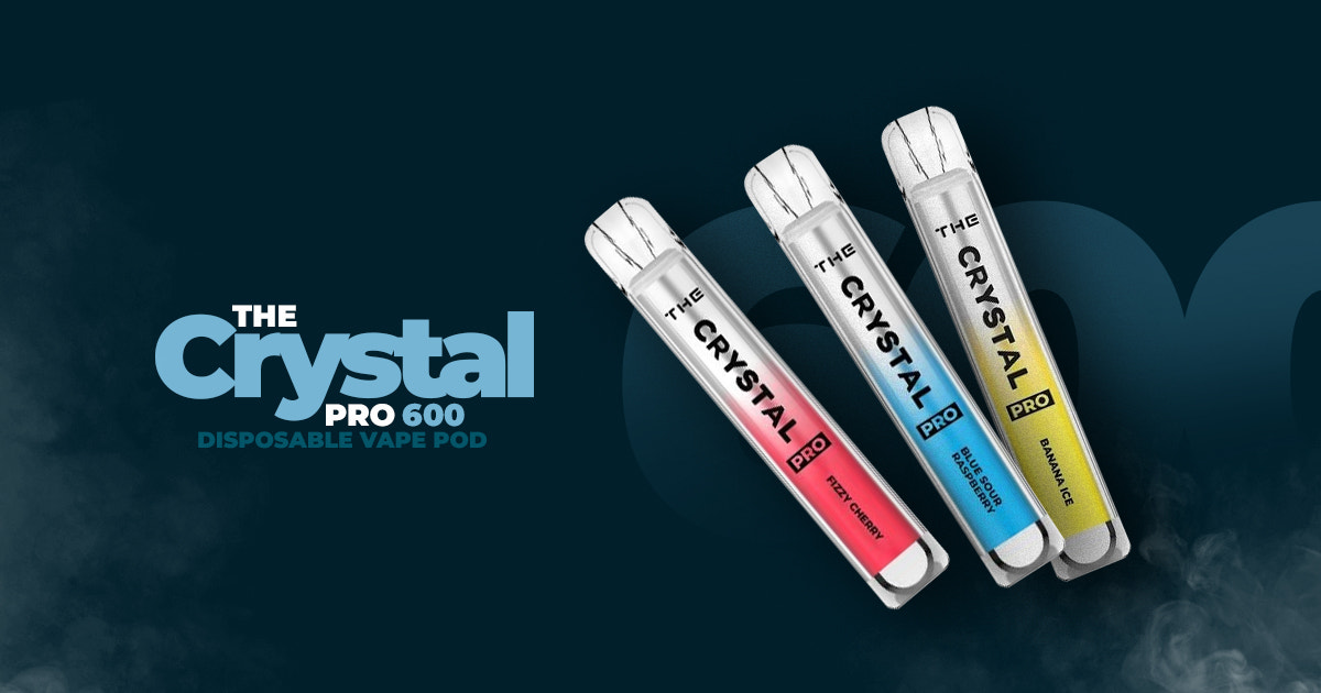 The Crystal Pro 600 Disposable Vape Pod in Spain