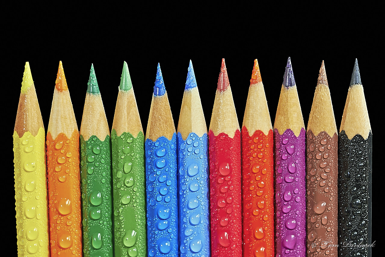 Colorful crayons