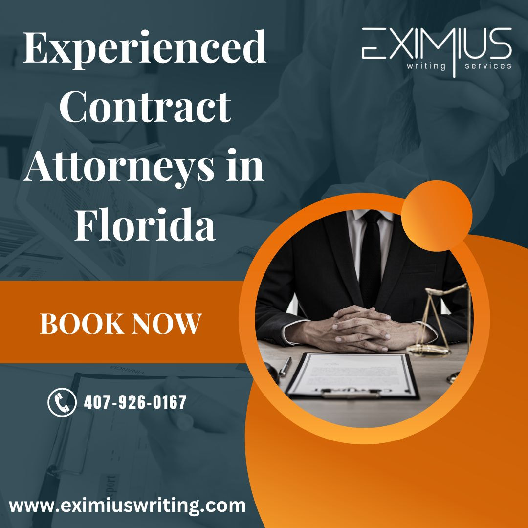 Experienced Contract Attorneys in Florida - Eximius Writing Services LLC