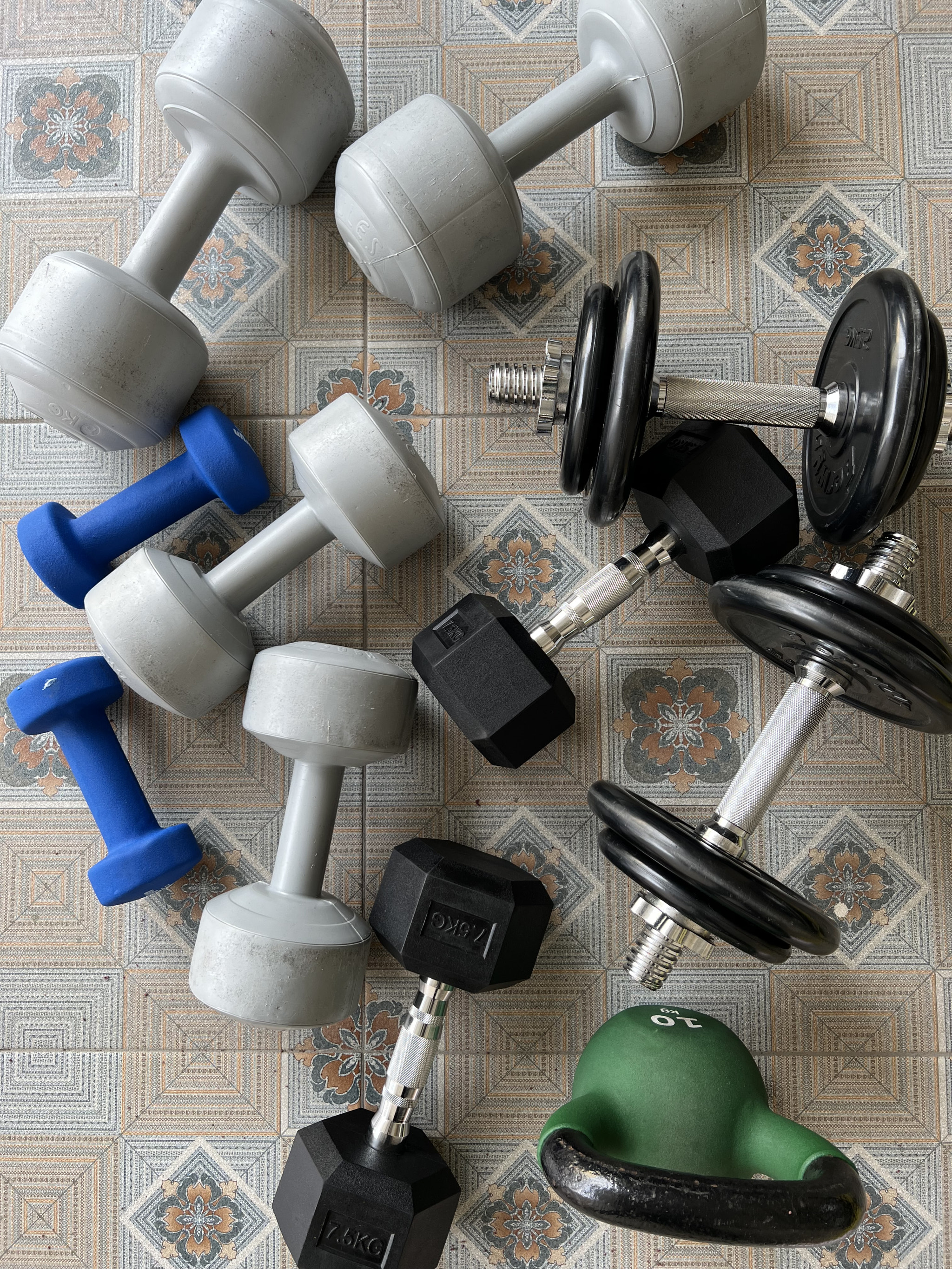 So Many dumbbells😍😍😍