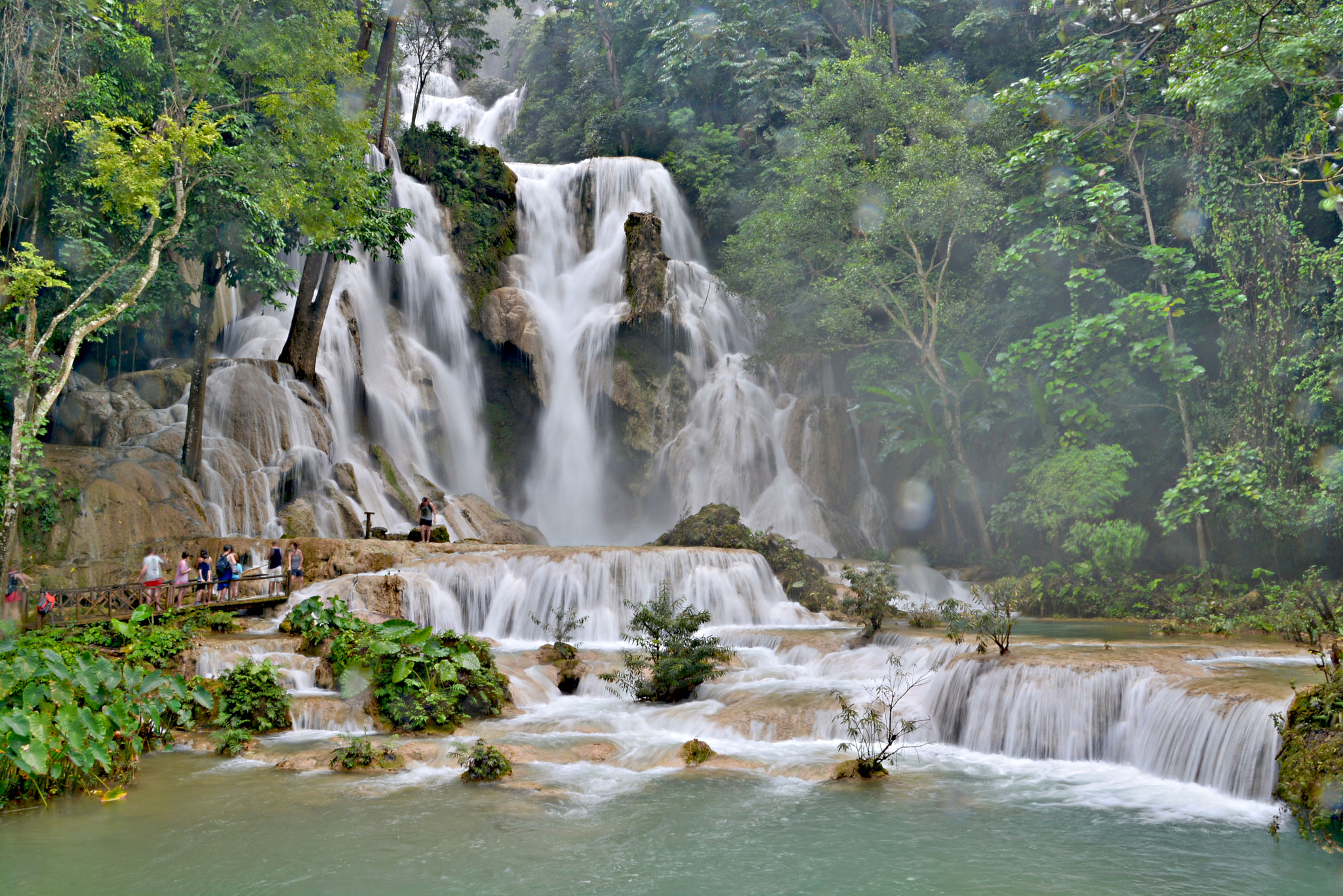 Kuang si waterfall in Luang Prabang