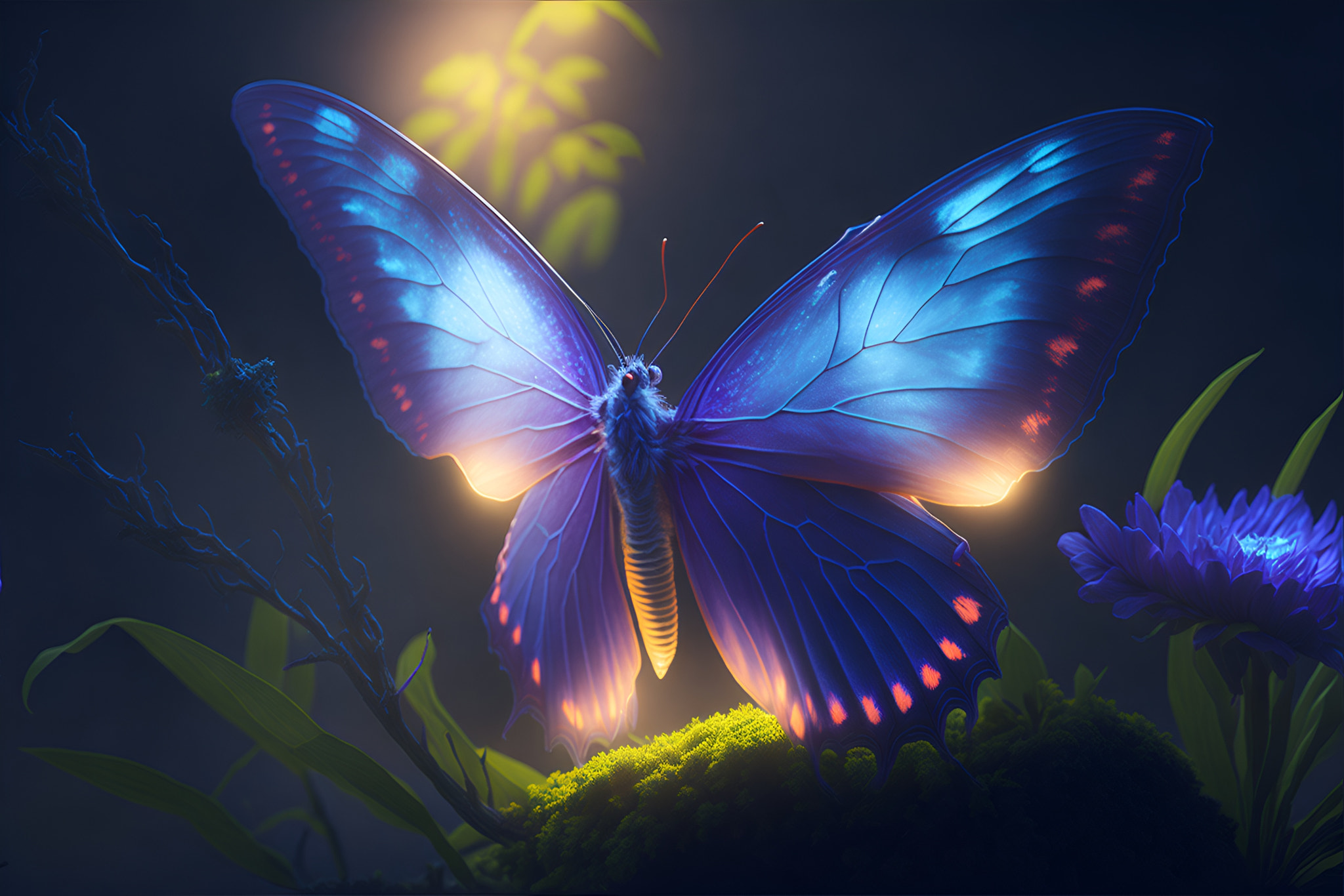 Luminescent Butterfly