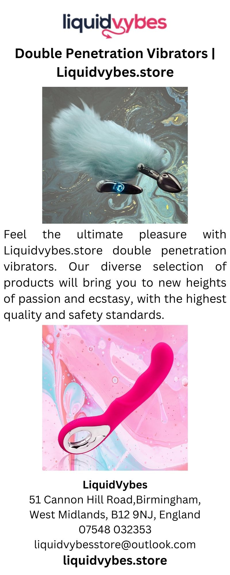 Double Penetration Vibrators | Liquidvybes.store