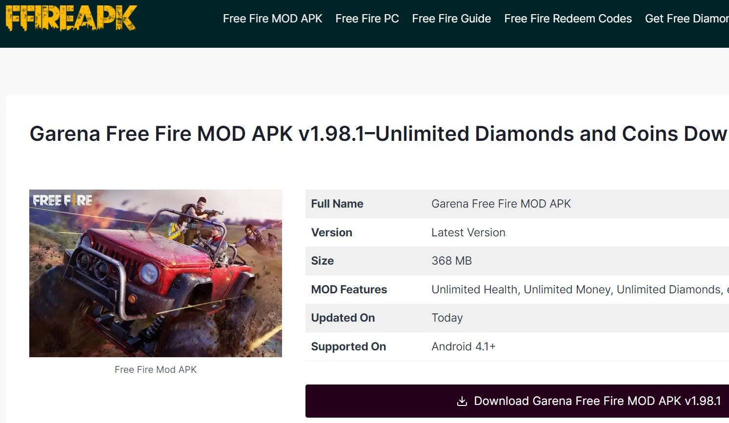 Ffire APk
