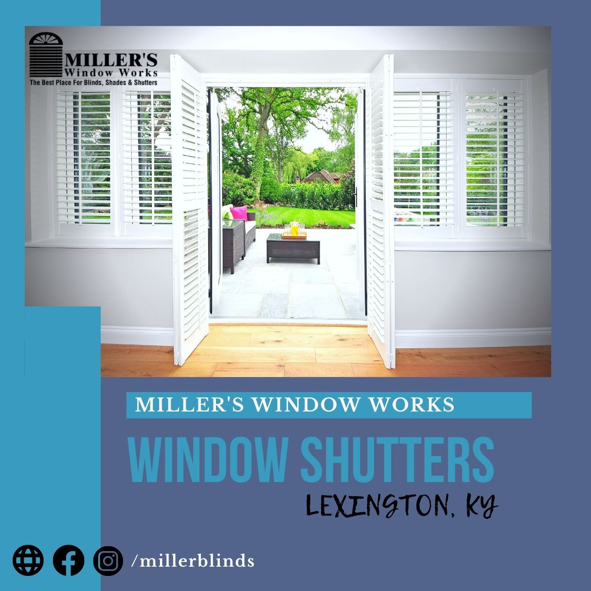 plantation shutters wood shutters faux wood shutters  in Lexington, KY 40502 40513 40509