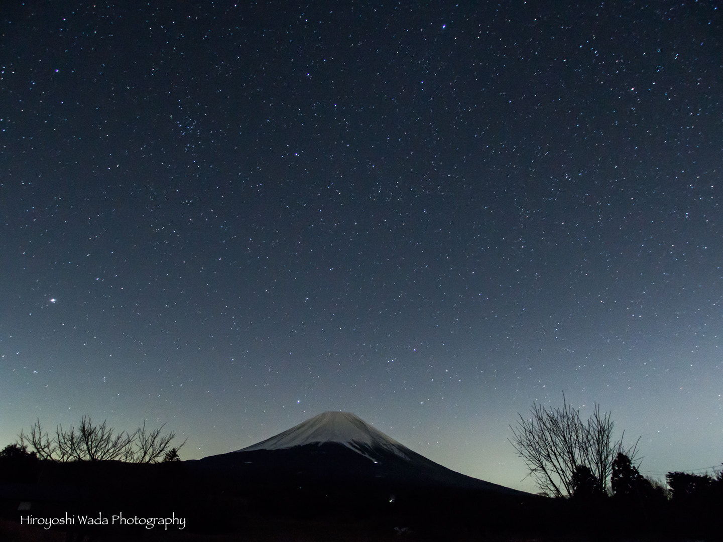 Mt.Fuji and stars