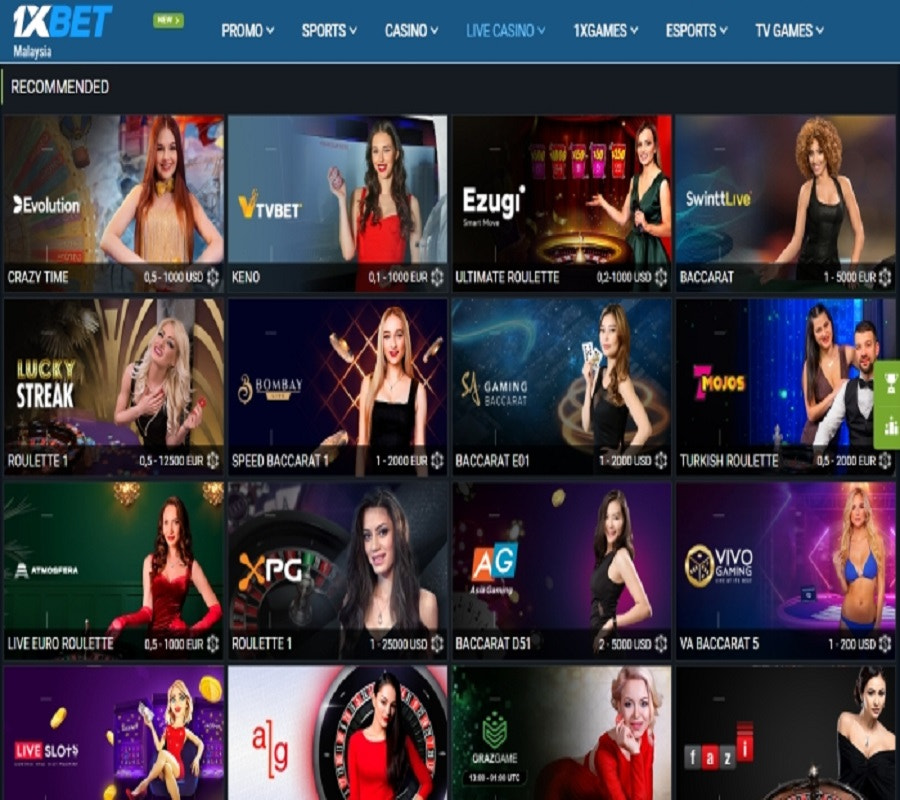 1XBET Online Casino Malaysia 2023 – Win Bonuses up to €300