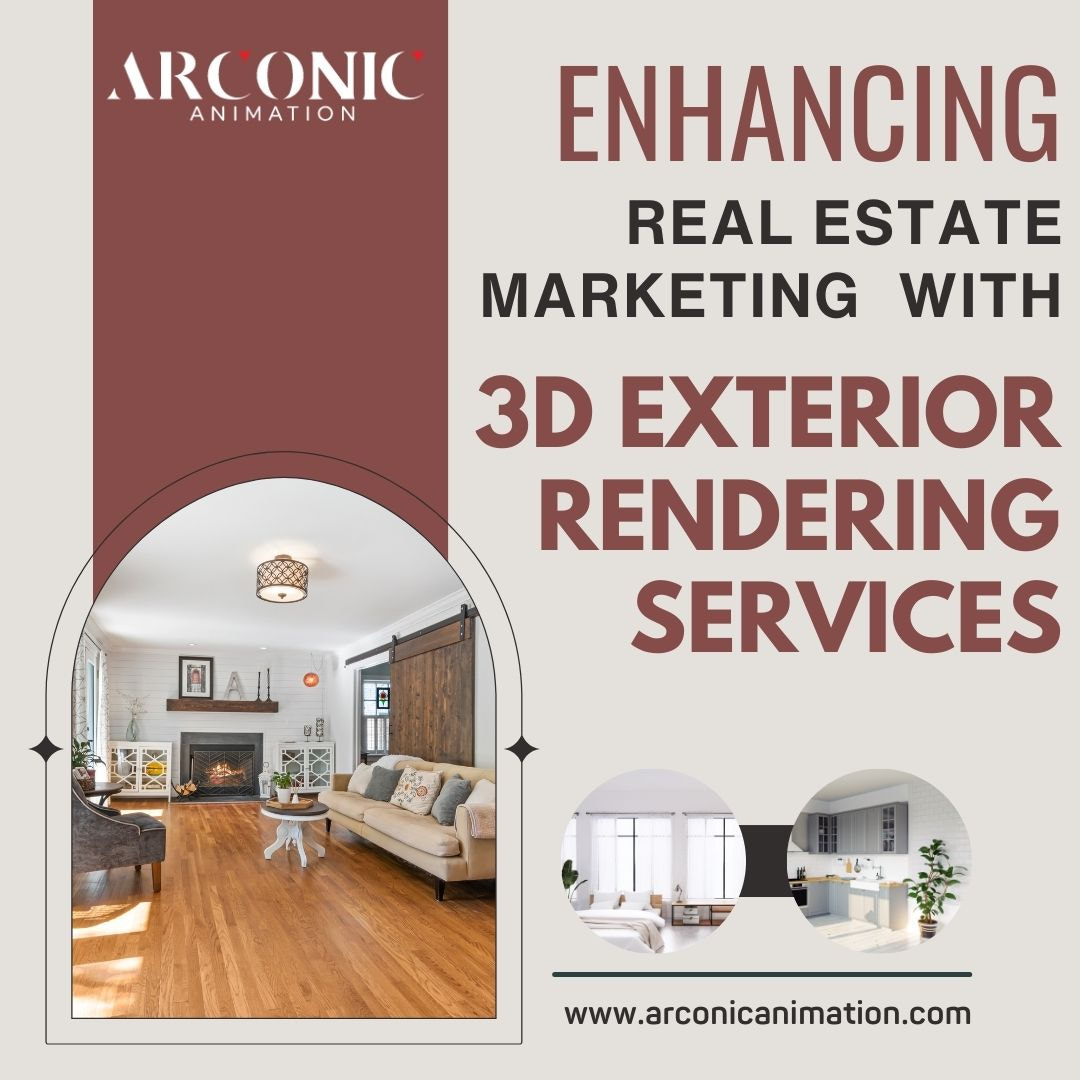 3D Exterior Rendering Services Real Estate  - Arconic Animation - 1