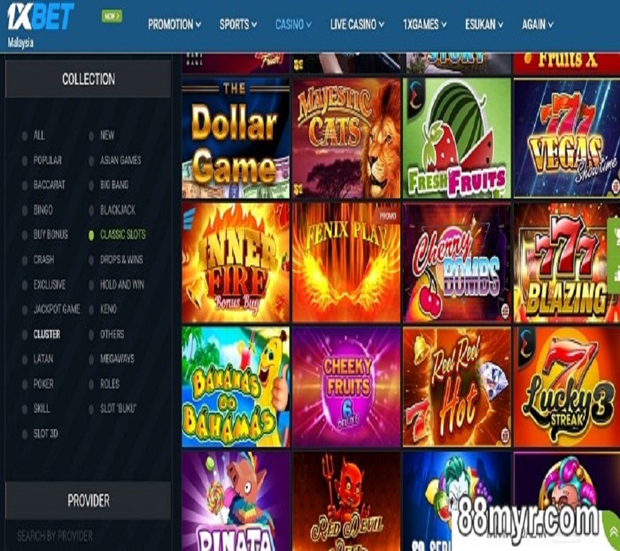 1XBET slot machine review 2023 + €300 bonus