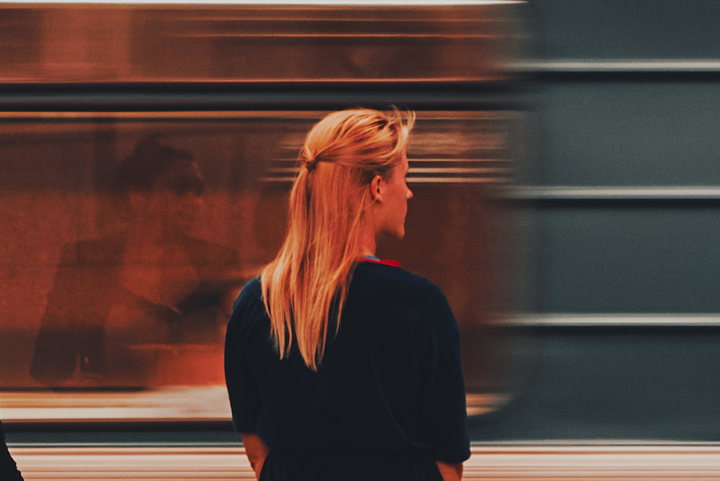 Girls and Passing Train by Dmitriy Soloduhin on 500px.com