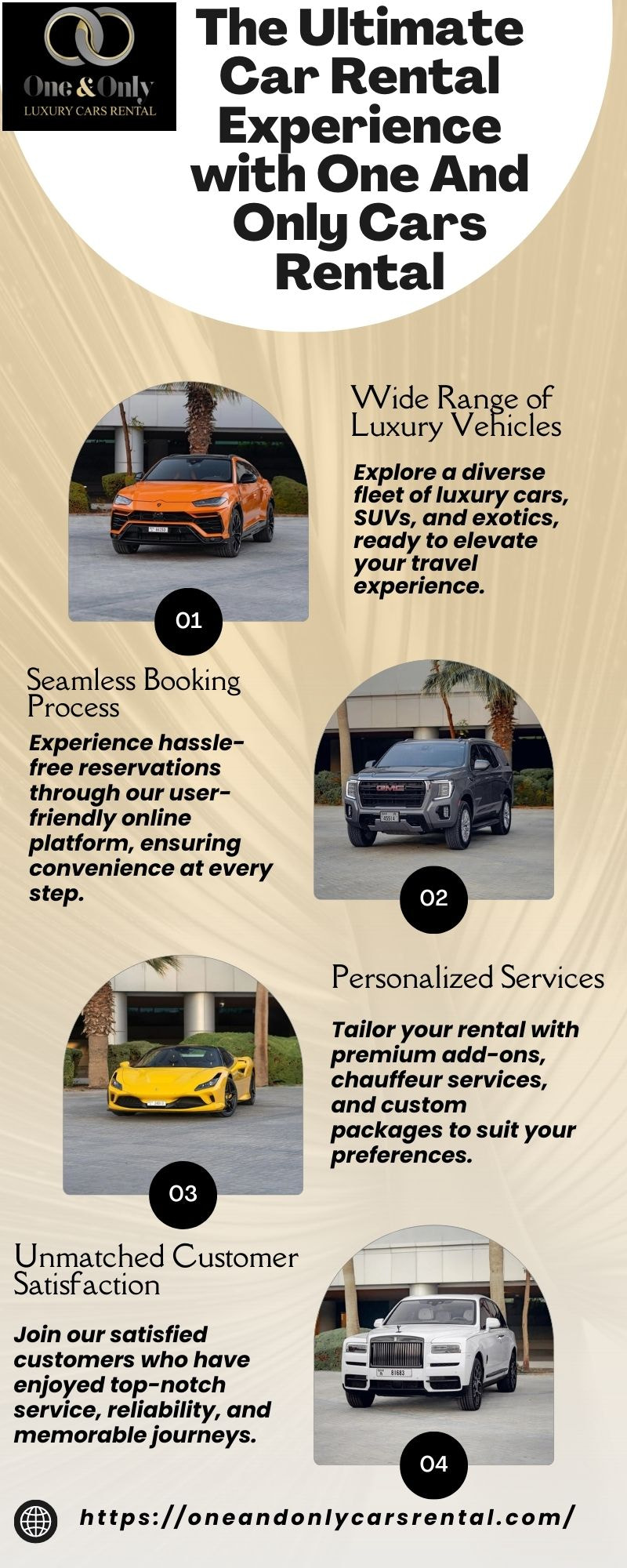 Luxury Car Rental Dubai Airport | One and Only Cars Rental