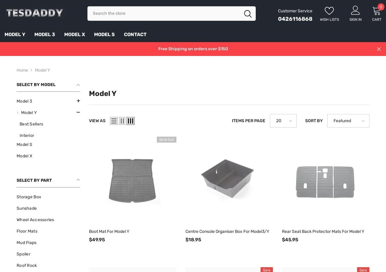 Tesla model y accessories australia