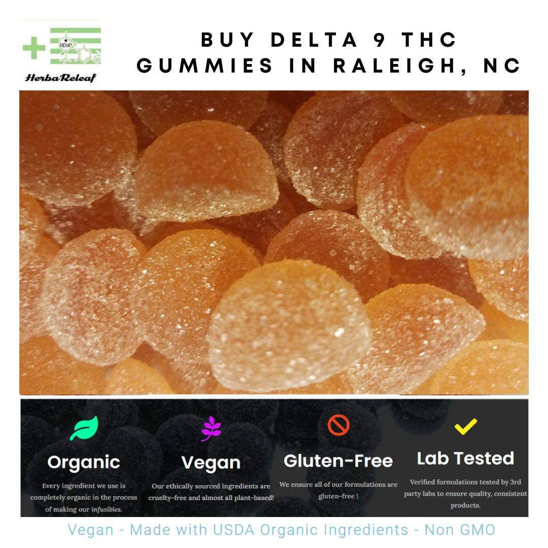 Delta 9 THC Gummies Now Available in Garner, NC | HerbareLeaf