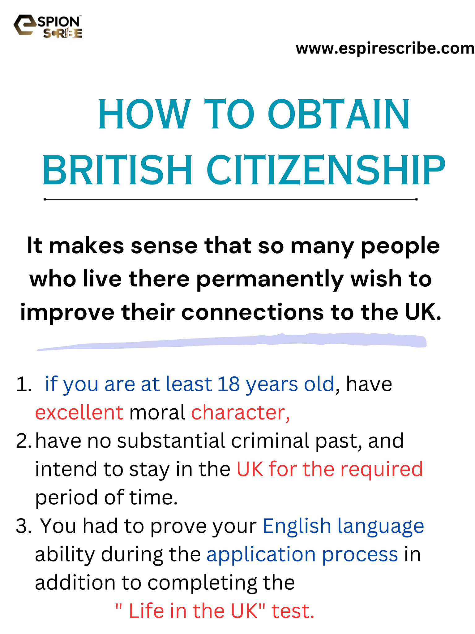 HOW TO OBTAIN BRITISH CITIZENSHIP