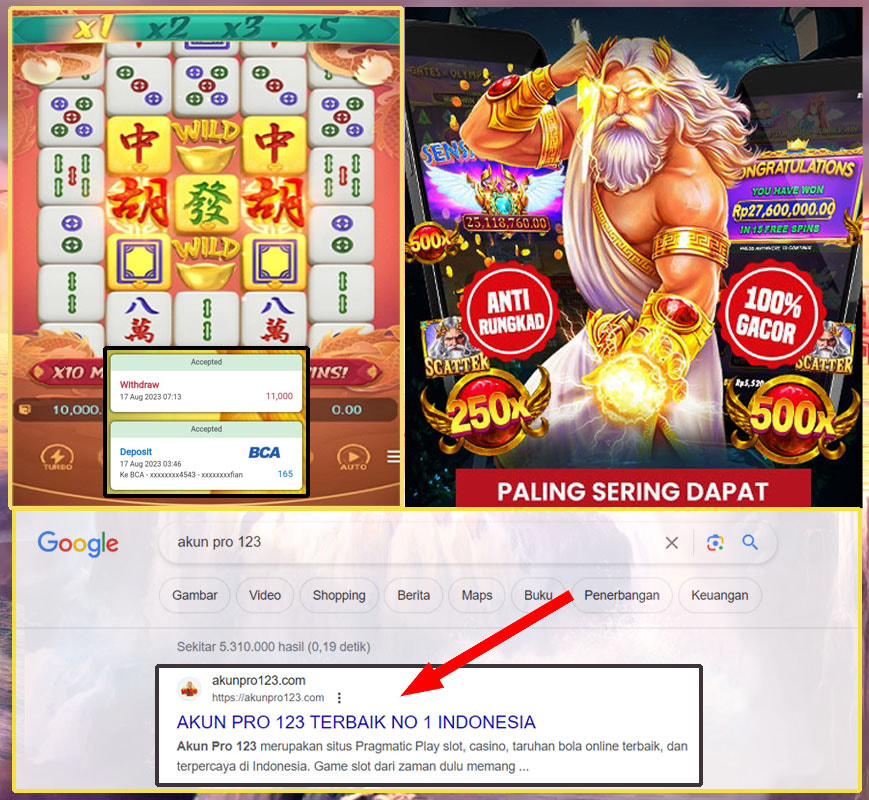 Akun Pro 123 Terbaik No 1 Indonesia