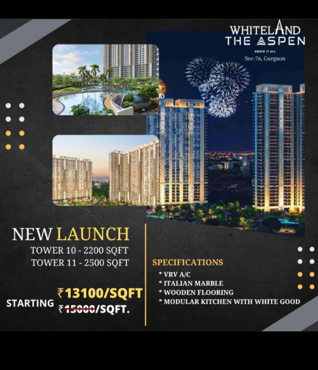 Whiteland The Aspen Sector 76 Gurugram - InfraMantra