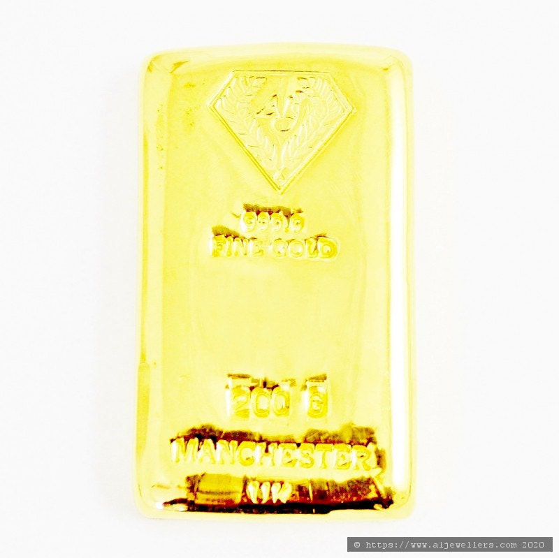 200g gold bar price