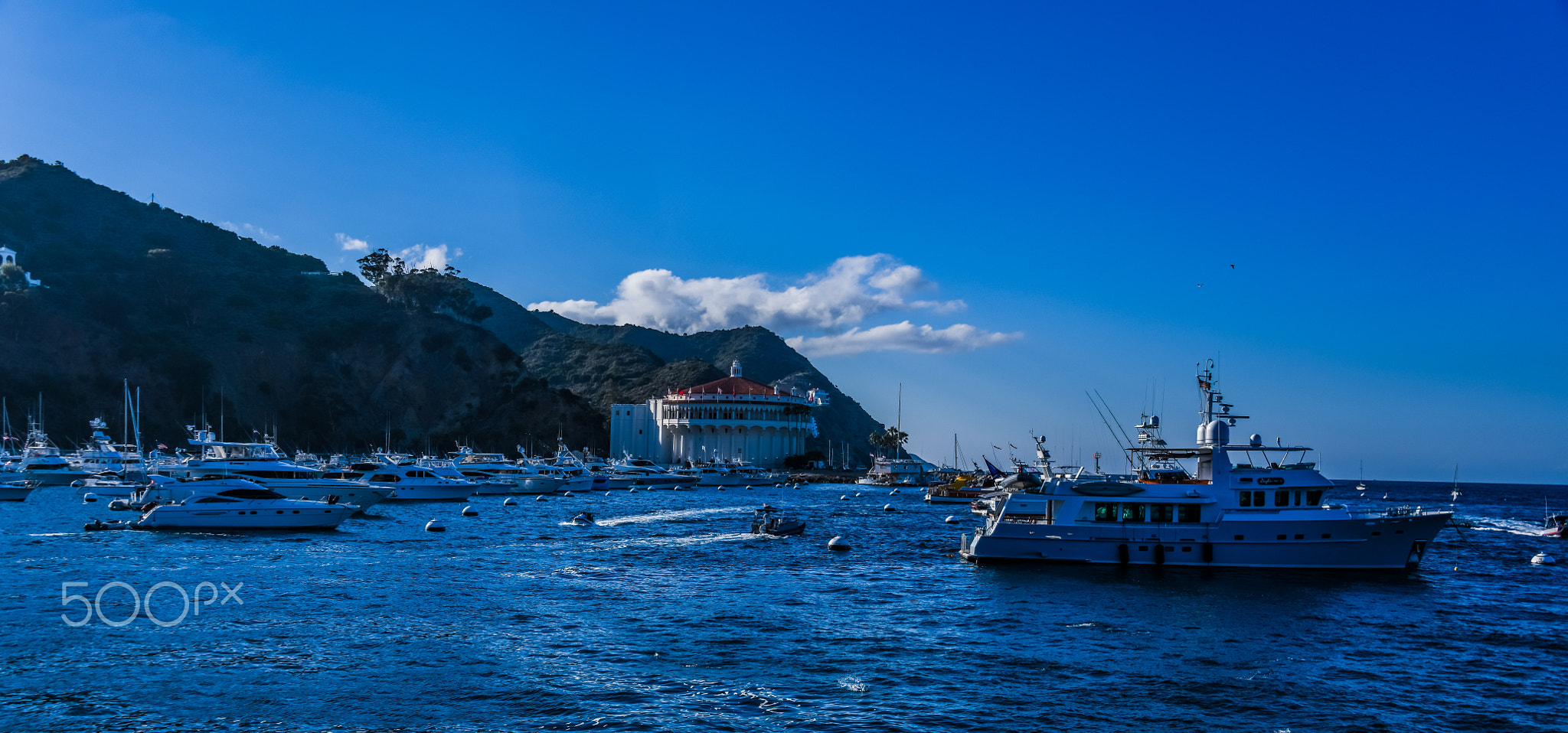 Avalon Harbor Approaching Dusk