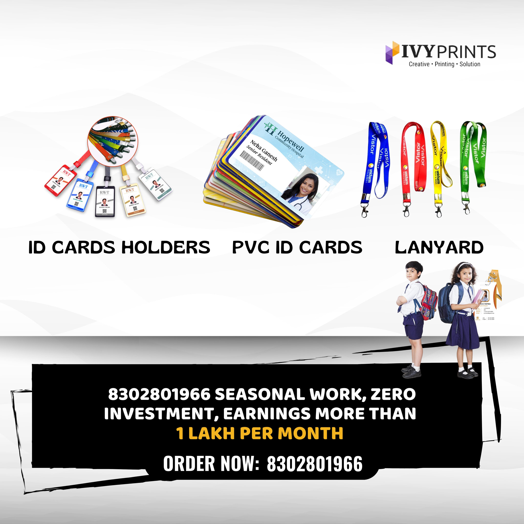 IVY Prints: A reliable and experienced PVC ID card printing company in Jaipur