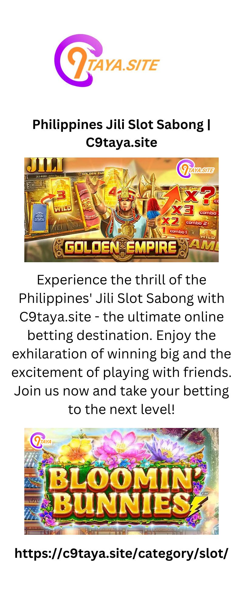 Philippines Jili Slot Sabong | C9taya.site