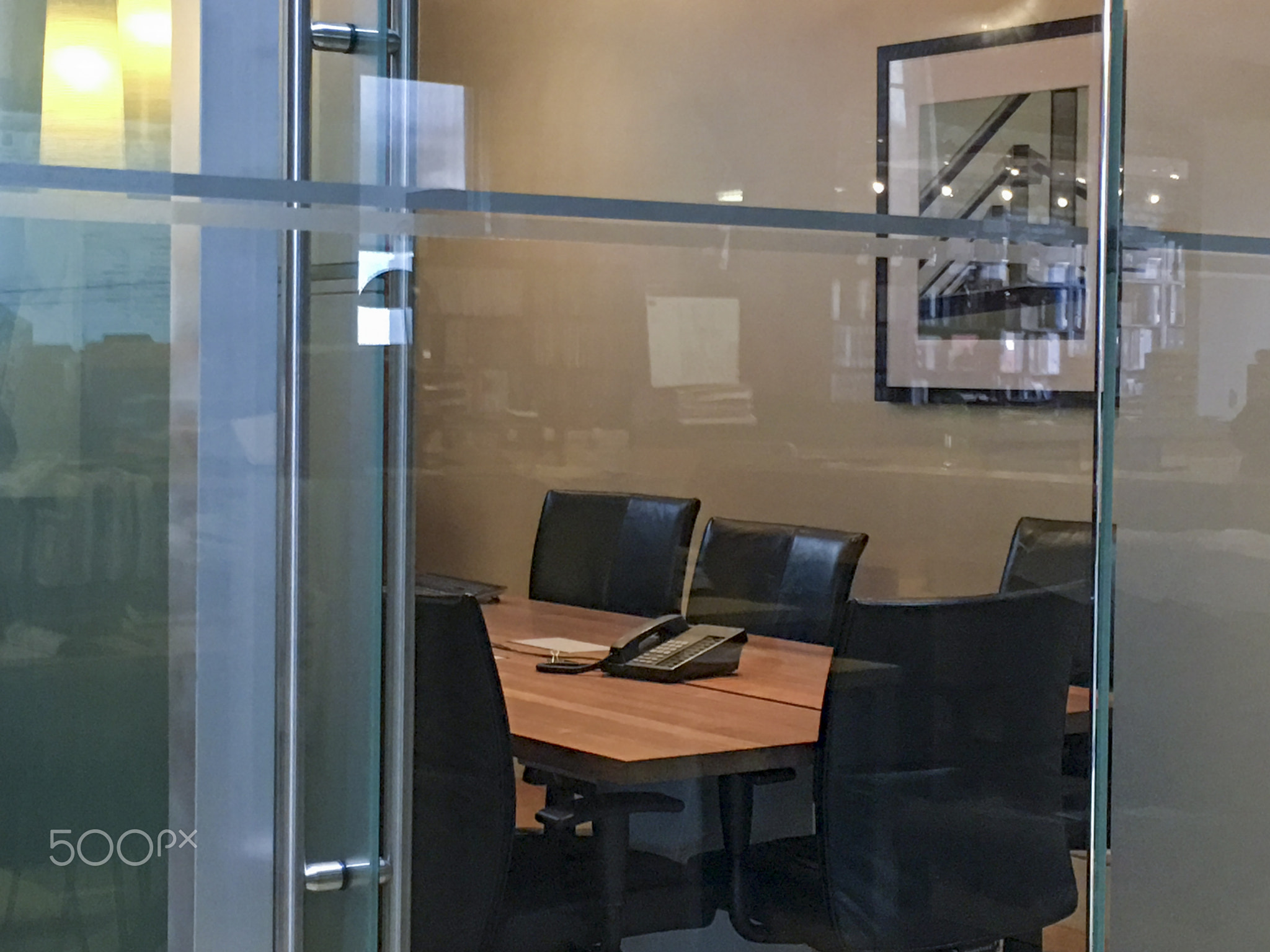Interior of a modern office.