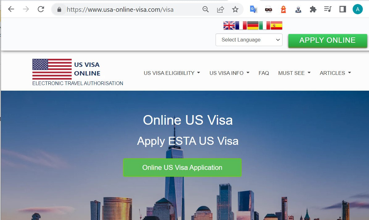 USA  Official United States Government Immigration Visa Application Online  FROM NORWAY - Amerikansk