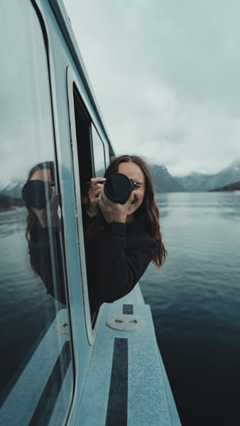 Cruising through Minnewanka by Ammar Habib on 500px.com