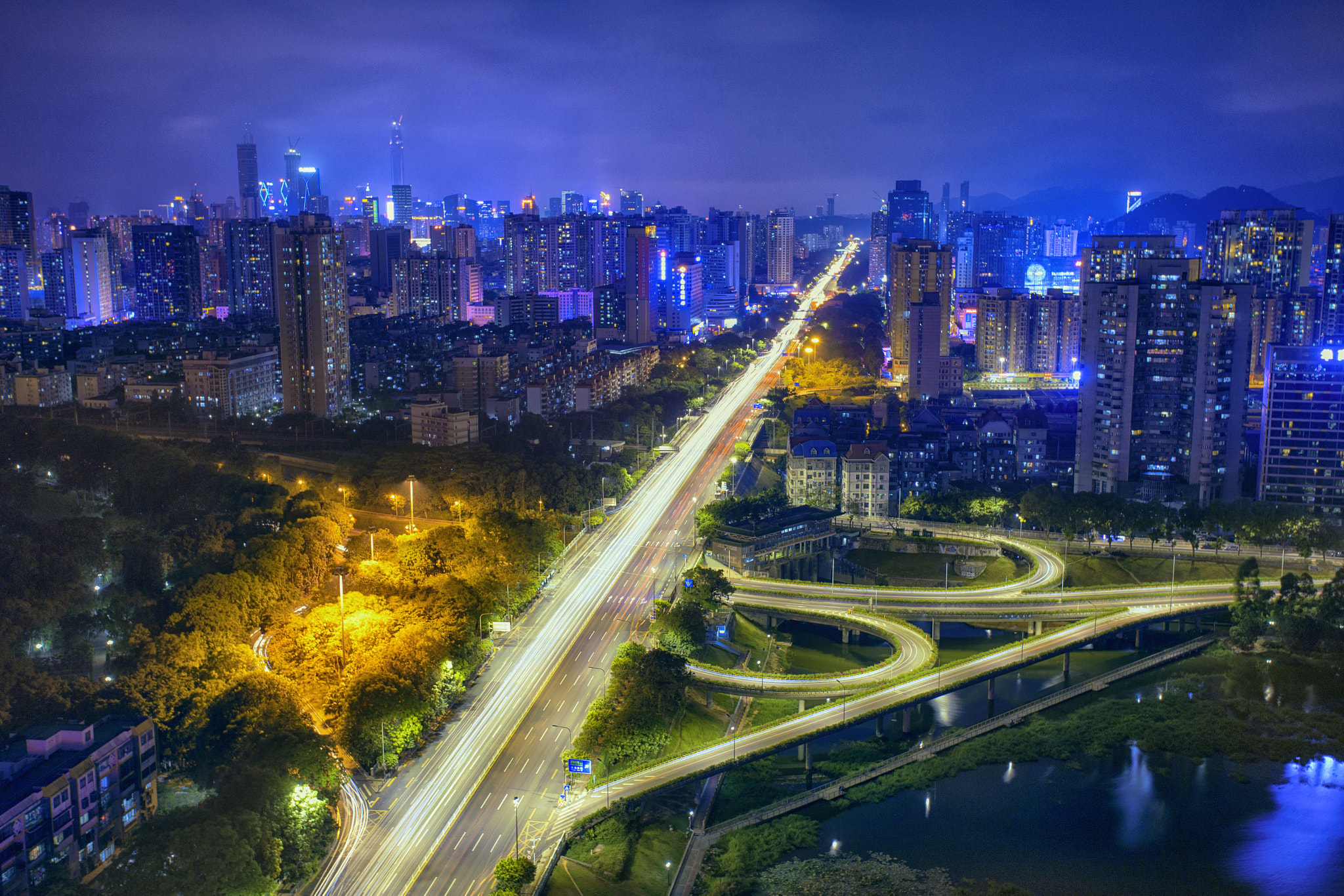 The night of Shenzhen