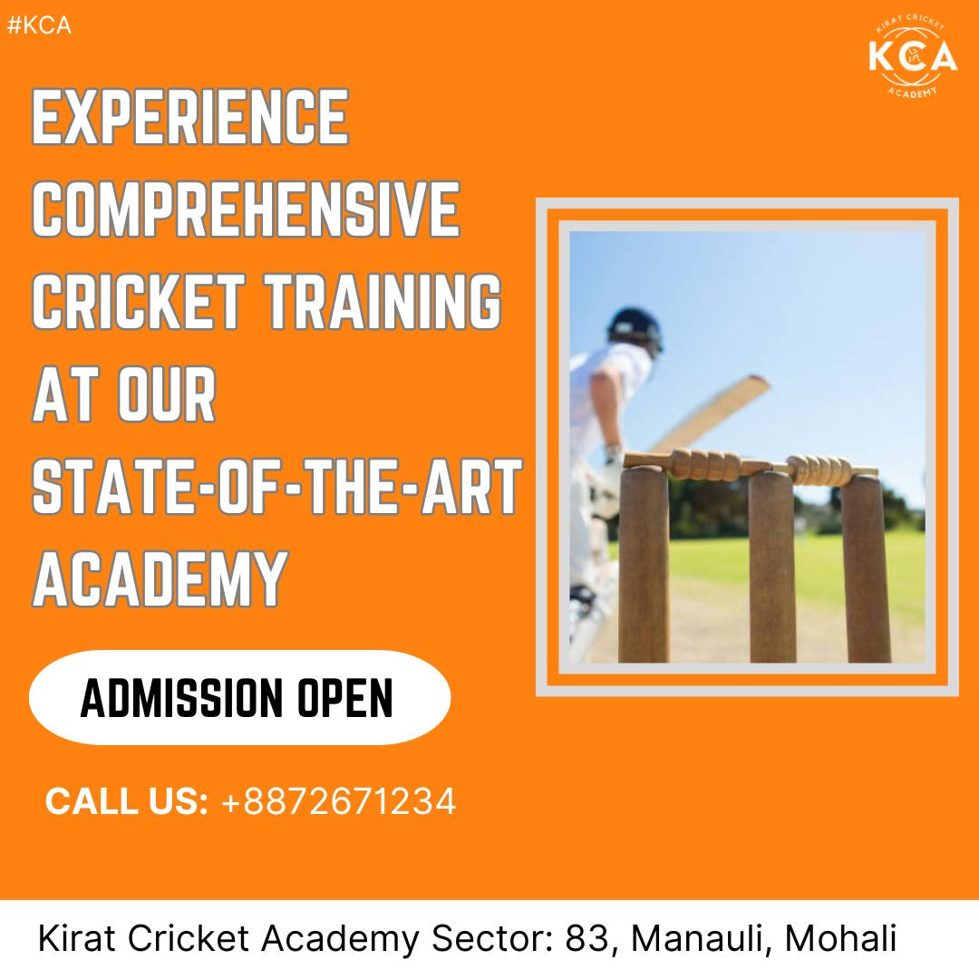 Kirat Cricket Academy: Your Professional Cricket Academy in Chandigarh and Mohali