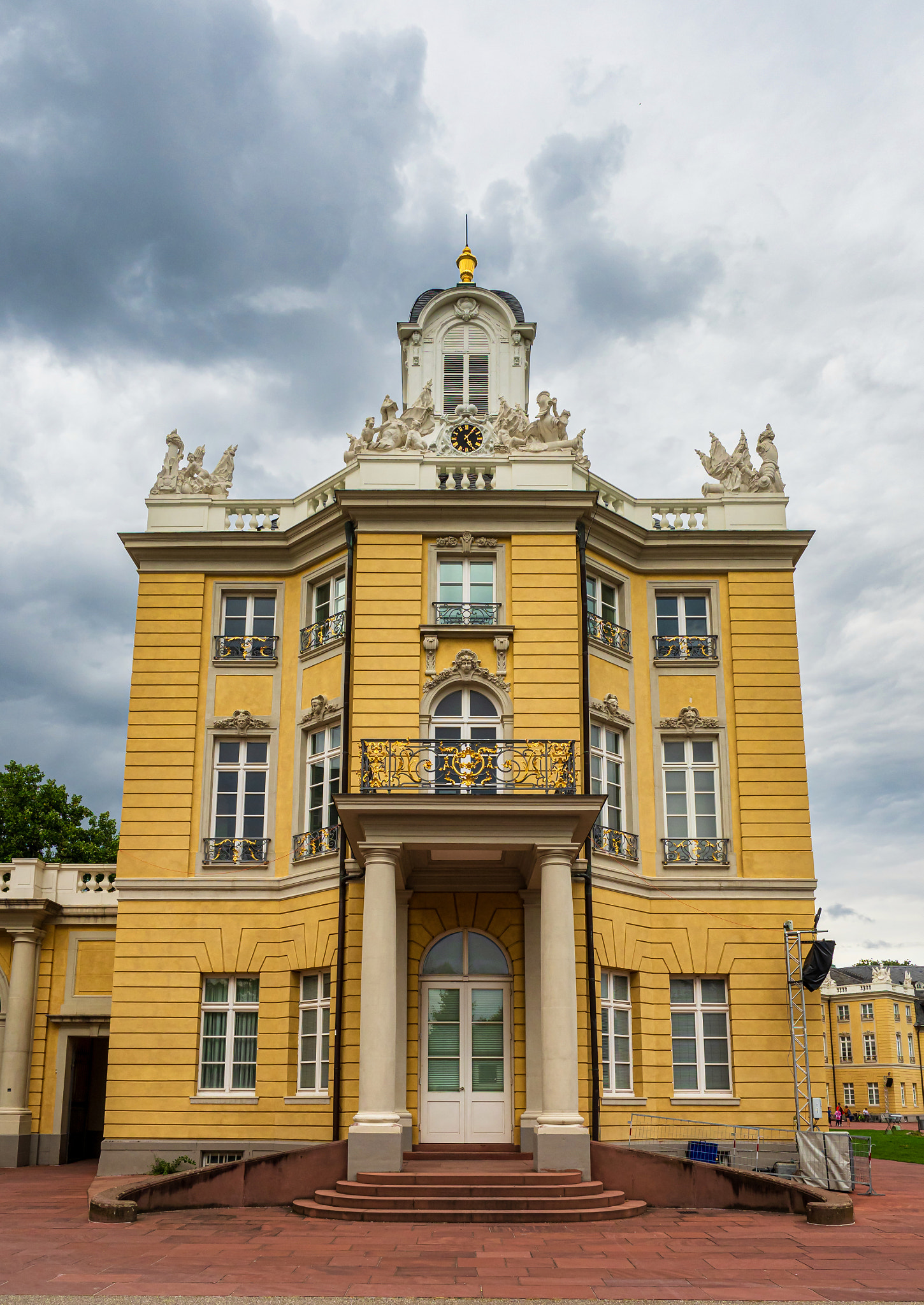 Outbuilding of an ancient royal castle. Architecture of the past.